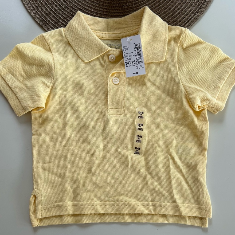 Buttercream yellow polo